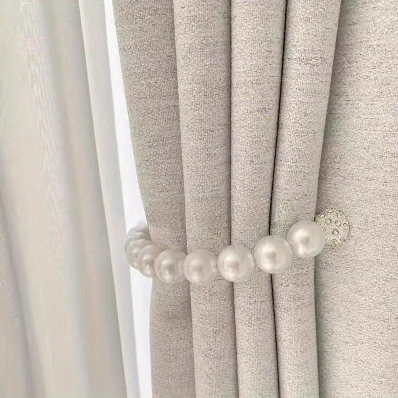 Magnetická přezka Pearl Curtain, lehký luxusní popruh na záclony, magnetická přezka, špičkový magnetitový popruh, příslušenství bez děrovacího popruhu