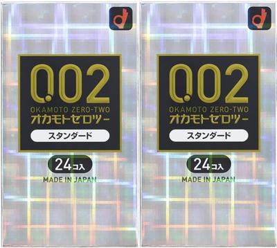 Okamoto Thin and Uniform 002EX 24 Pieces X 2 Packs [2 Packs] (4547691750747)