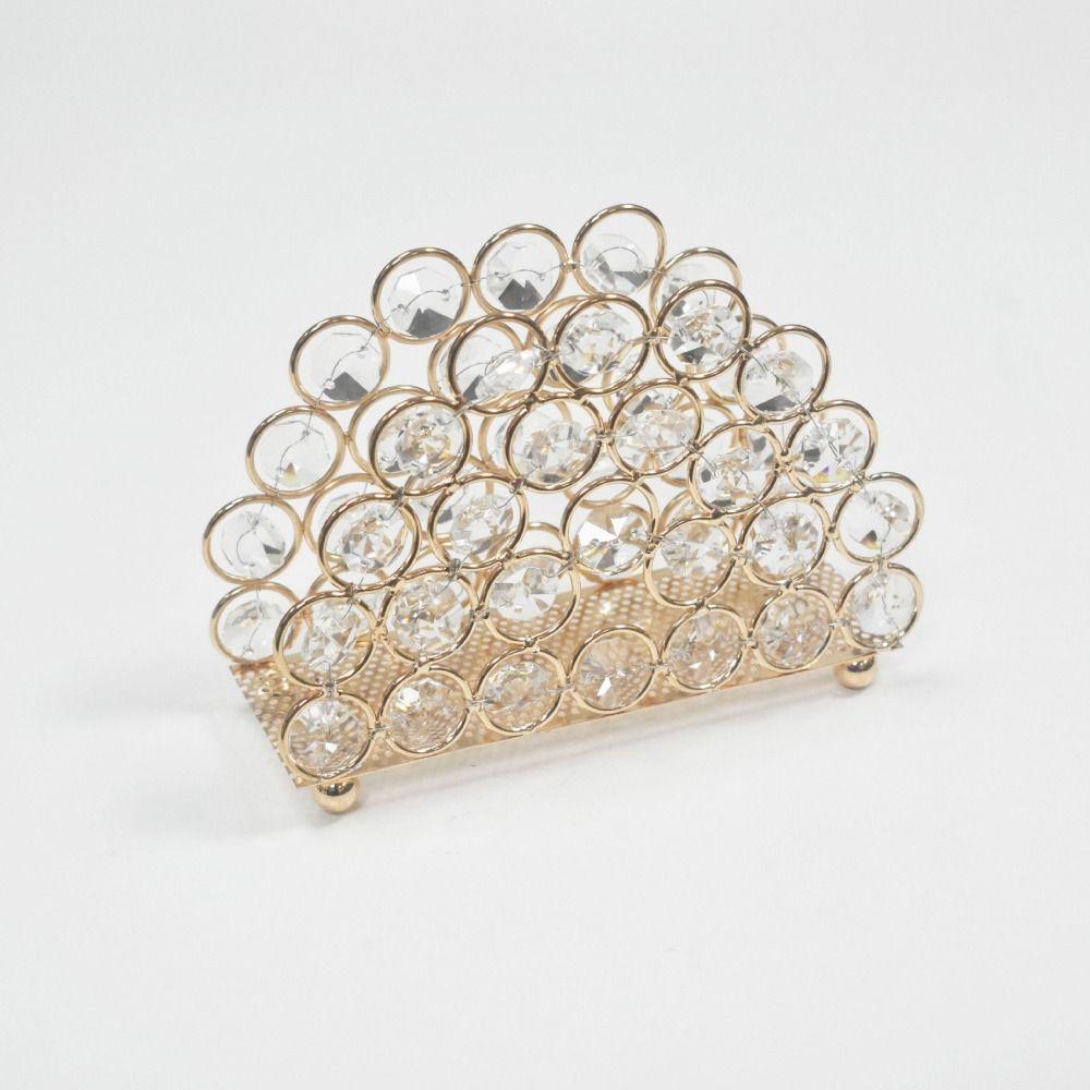 Elegant Crystal Napkin Holder Luxury Tissue Dispenser Practical Tissue Holder  Home Decor