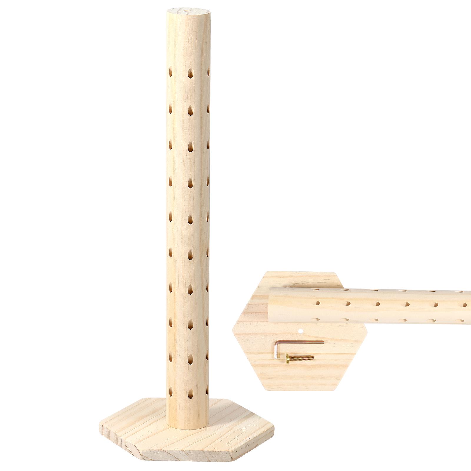 

Многоярусная подставка для леденцов 60 отверстий Держатель для леденцов Деревянная подставка Подставки для кейк-попсов и конфет для свадебной вечеринки Подставка для демонстрации леденцов