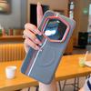 For Honor Magic7 RSR Case Magsafe Carbon Fiber Pattern Vegan Leather Contrast Color Soft Silicone TPU Back Cover