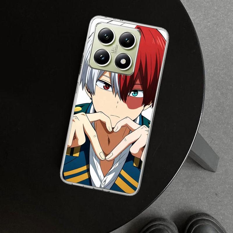 Todoroki Shoto MHA My Hero Phone Case Cover for Xiaomi Redmi Note 15 14 13 12 11 Pro Plus 14S 12S 11S 11T 11E 10S 10 Customized