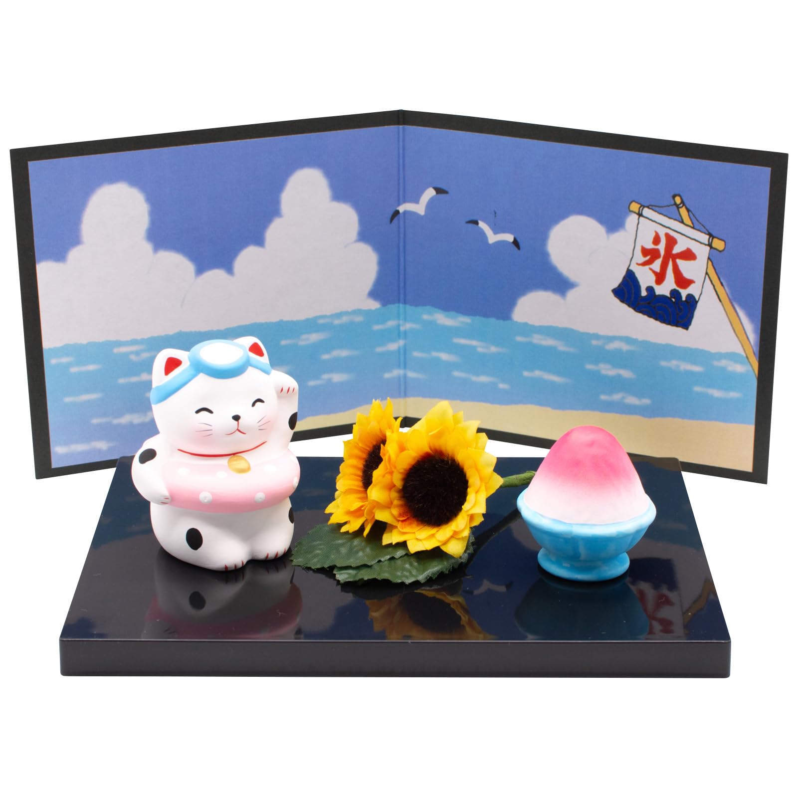 

Банко Варе Орнамент, Предмет интерьера, Настольное украшение [Японская сезонная серия] Июль Летние каникулы Украшение комнаты, Украшение прихожей, Мини