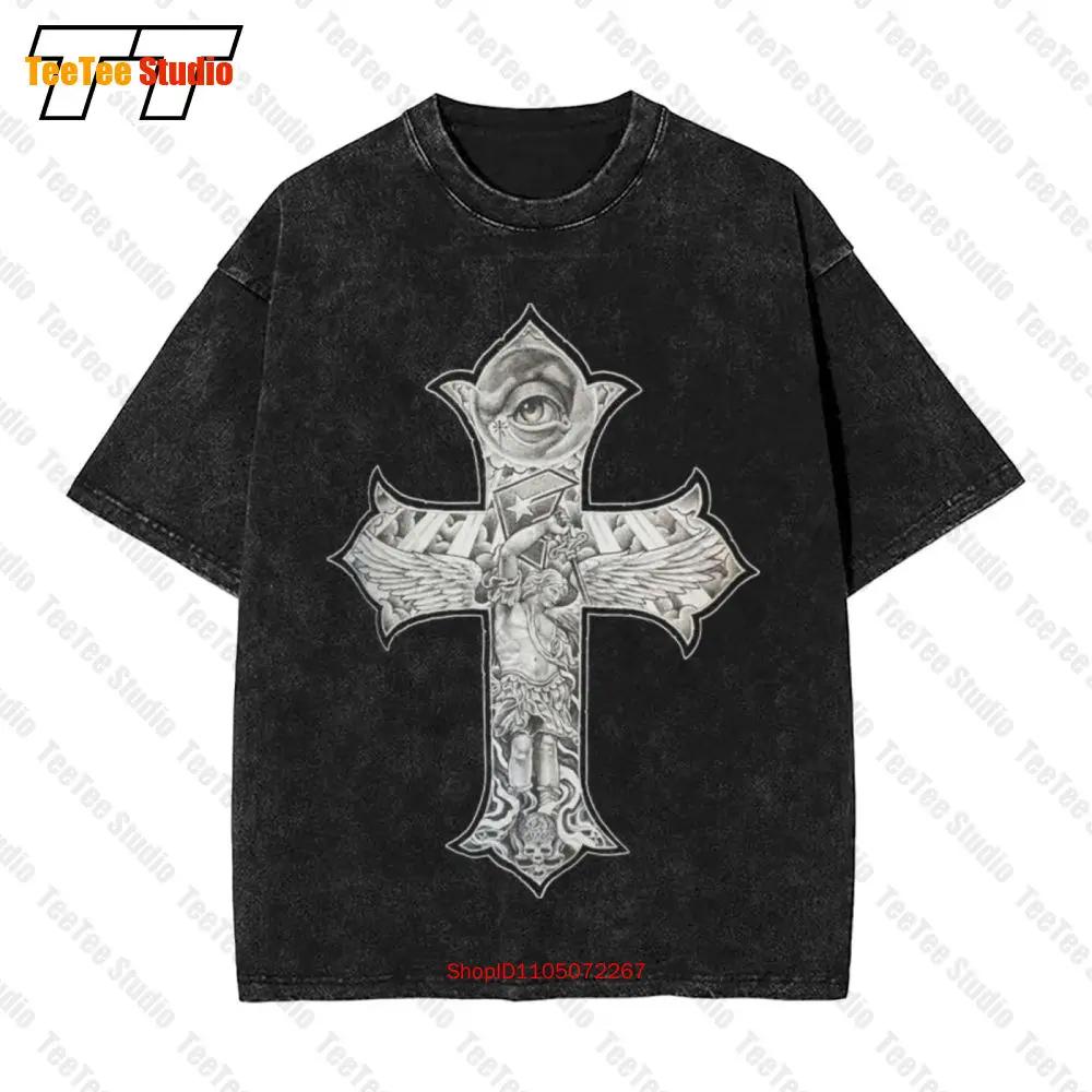 Famous Stars Straps Franco Vescovi Tattoo Rise Above Vintage Oversized TShirt YQZR S