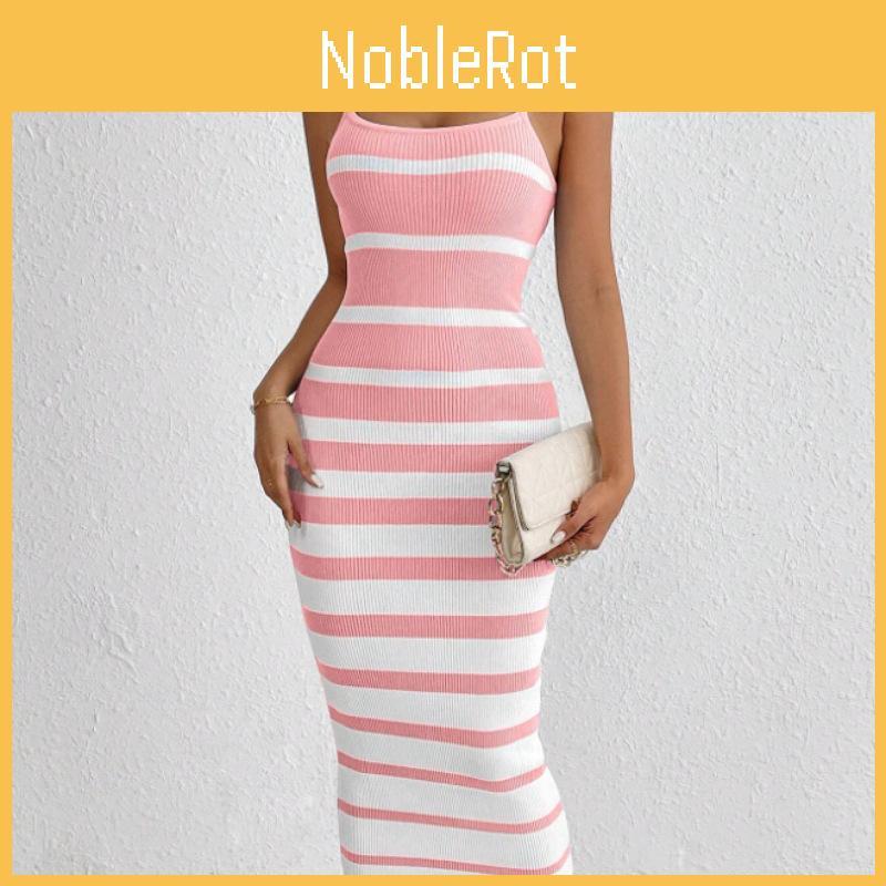 Abito Bodycon Senza Maniche in Poliestere con Effetto 3D Street Style per il Pendolarismo in Città