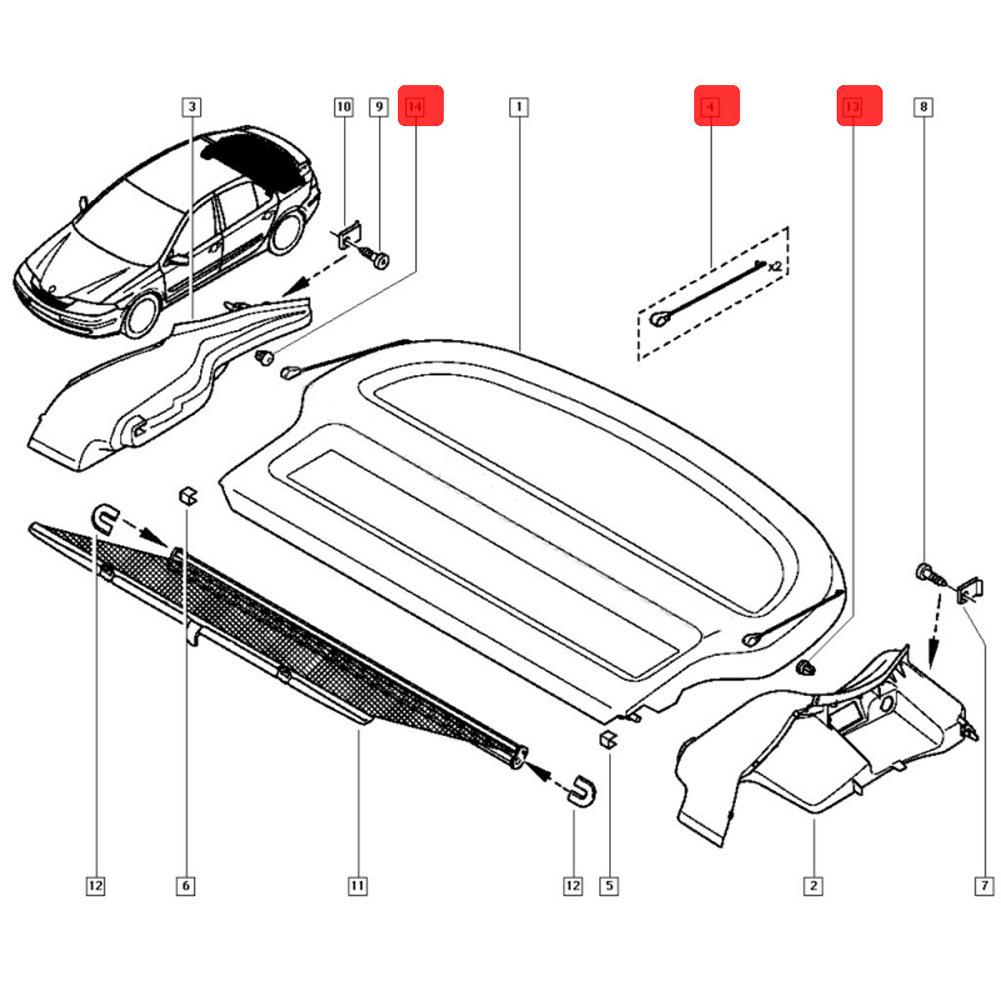 Per Nissan Qashqai Clip Pannello Bagagliaio Corda Portaoggetti Posteriore Per Nissan Qashqai Bagagliaio Sostituzione Installazione Resistente all'Usura