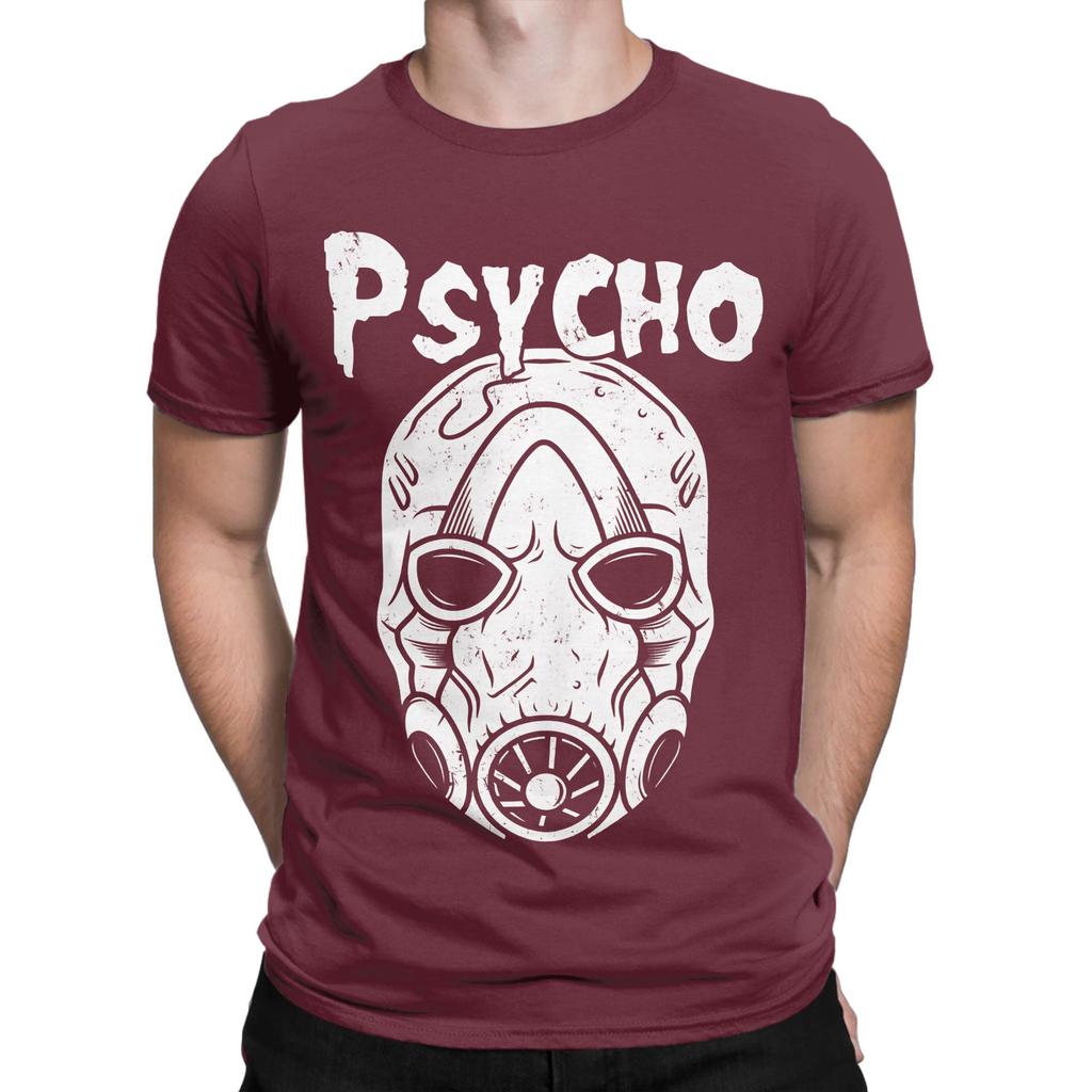 Psycho Novelty Graphic 100 Cotton TShirt bBorderlands Tops Tees For Unisex