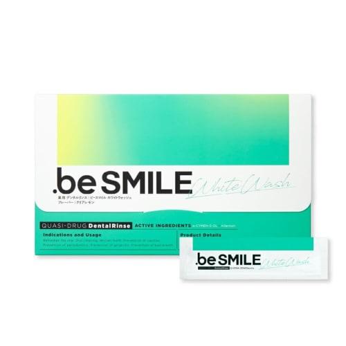 ODECO.MART Medicated Dental Rinse, Be Smile Whitewash, Clear Lemon, 1 Box (8ml X 30 Packets)