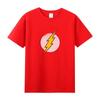 Chemise Imprimée en Coton à Manches Courtes, Chemise à Manches Courtes Anime DC Flash, Vêtements d'Intérieur de Film et d'Anime, Tenue de Sport pour Garçons