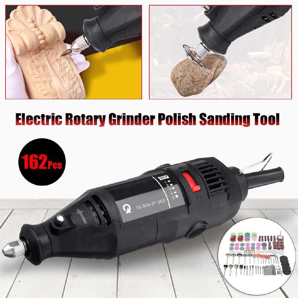 

180W 230V Adjustable Speed Electric Grinder Rotary Tool Polishing Tool Set DIY With 161pcs Electric Tool Set