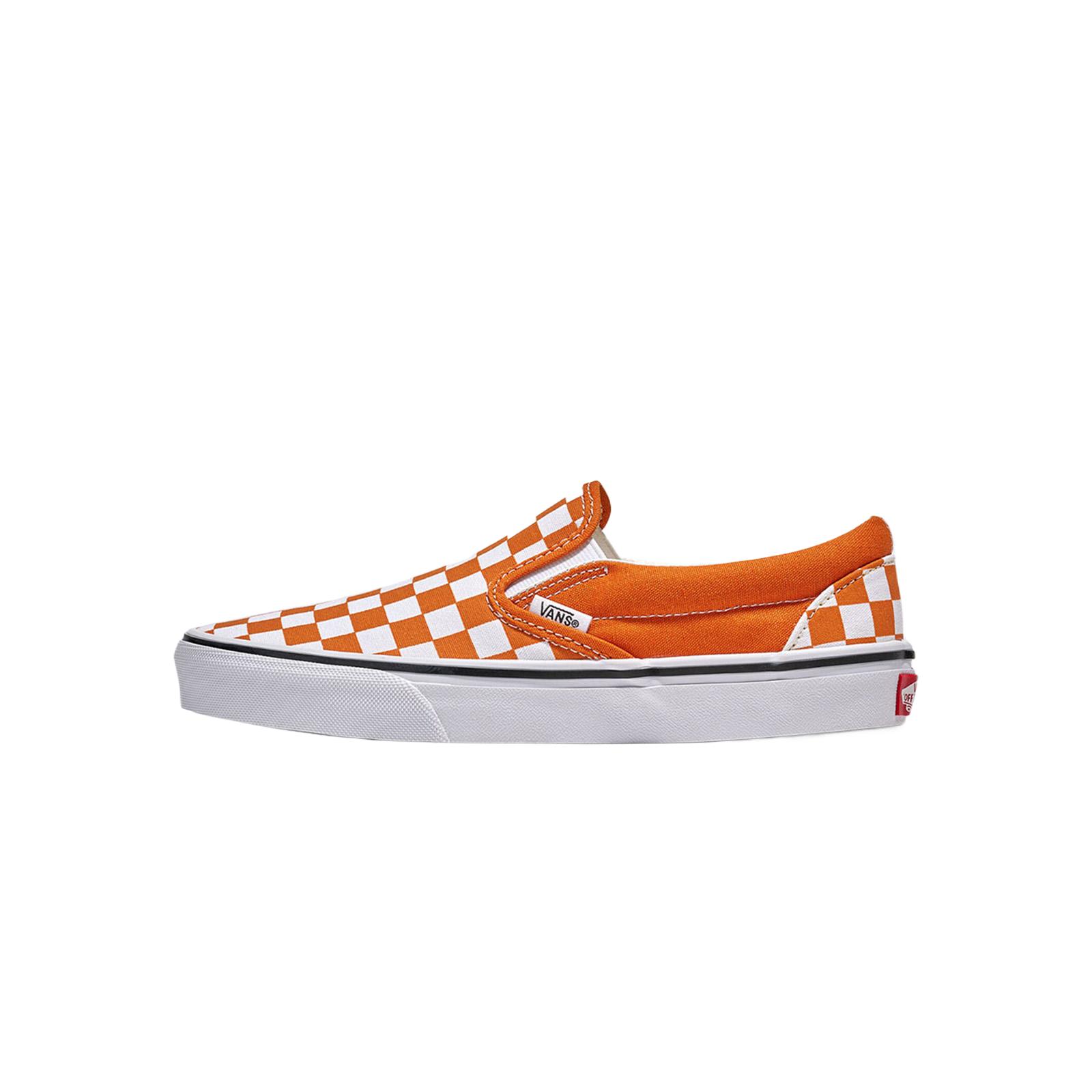 Vans Classic Slip-On Модные Удобные Трендовые Простые Низкие Кеды для Скейтбординга Унисекс Оранжевые VN000D6Y52K 43