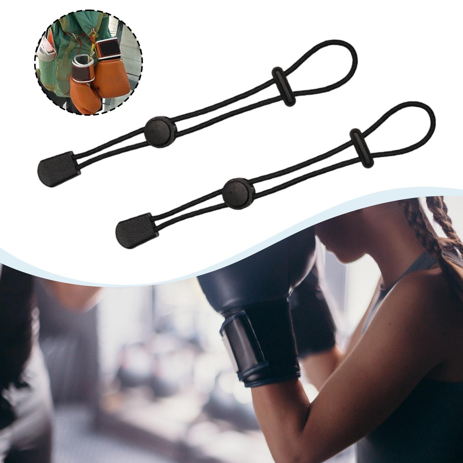 

Boxing Gloves Carrying Strap Glove Travel Carrier Carry Leash Accessory Training Hanger black