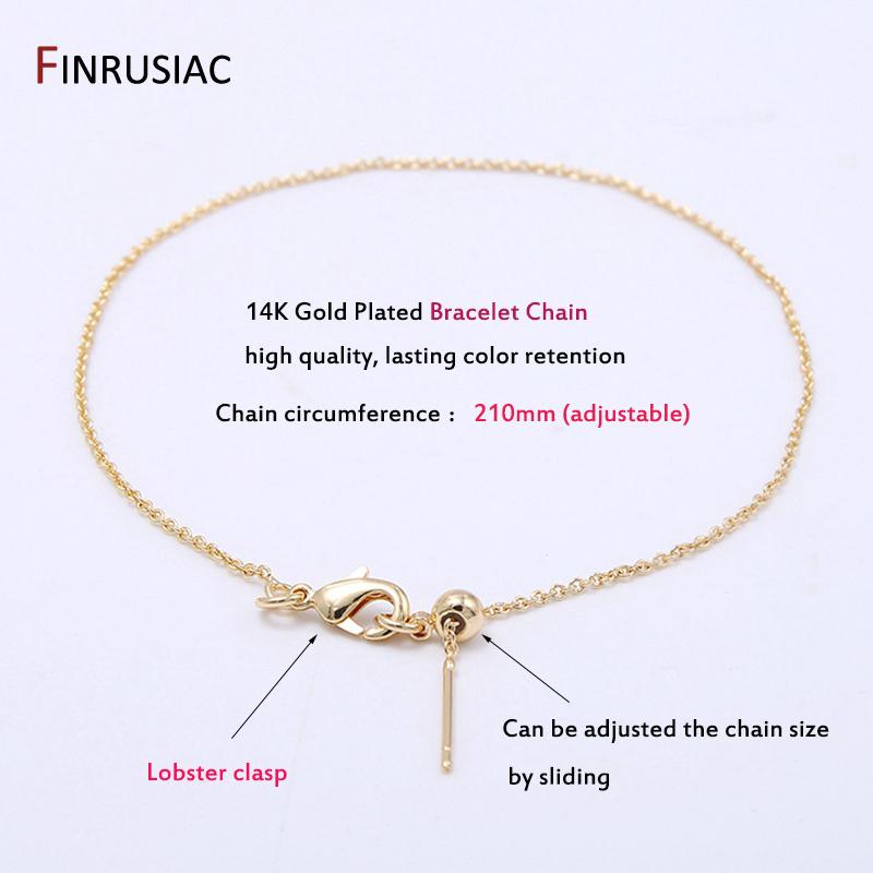 

Gold-Plated Necklace With Lobster Clasps Jewelry Making,Pin-Type Universal Chain DIY Pendant Positioning Bead Pass Adjustable 1 piece