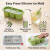 Silicone Mini Ice-Cube Mold Press Release Household Freezer Ice Tray