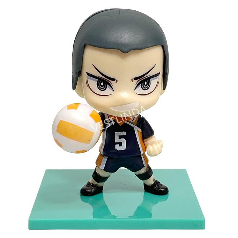 Volleyball Junior Q Version Hand-made  Collection Model Series PVC Doll Decoration Classic Anime Character Model Toys