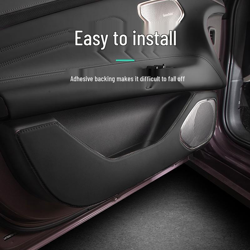 Lynk & Co 10EMP Car Door Kick Mats - Anti-Scratch, Protective Interior Pads