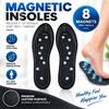 1 Pair EVA Cushioning Magnetic Insole 8 Magnet Magnetic Massage Insole  Daily Walking Work Travel