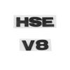 3D ABS HSE V8 Letters Rear Trunk Fender Badge Emblem Decals Sticker For Land Range Rover Sport Vogue Discovery 4 Car Accessories