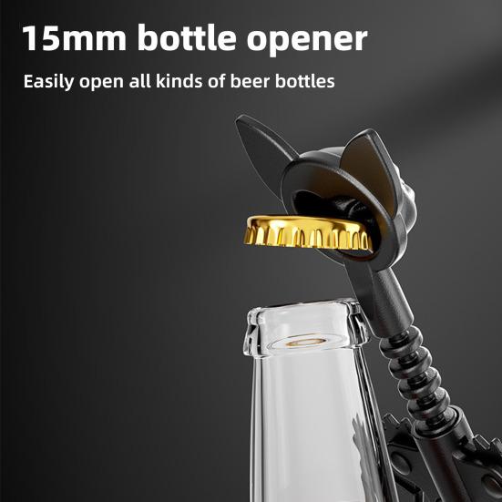 Wine Opener Zinc Alloy Corkscrew Bottle Opener Winged Cork Remover Beer Opener Foil Cutter Kitchen Tools