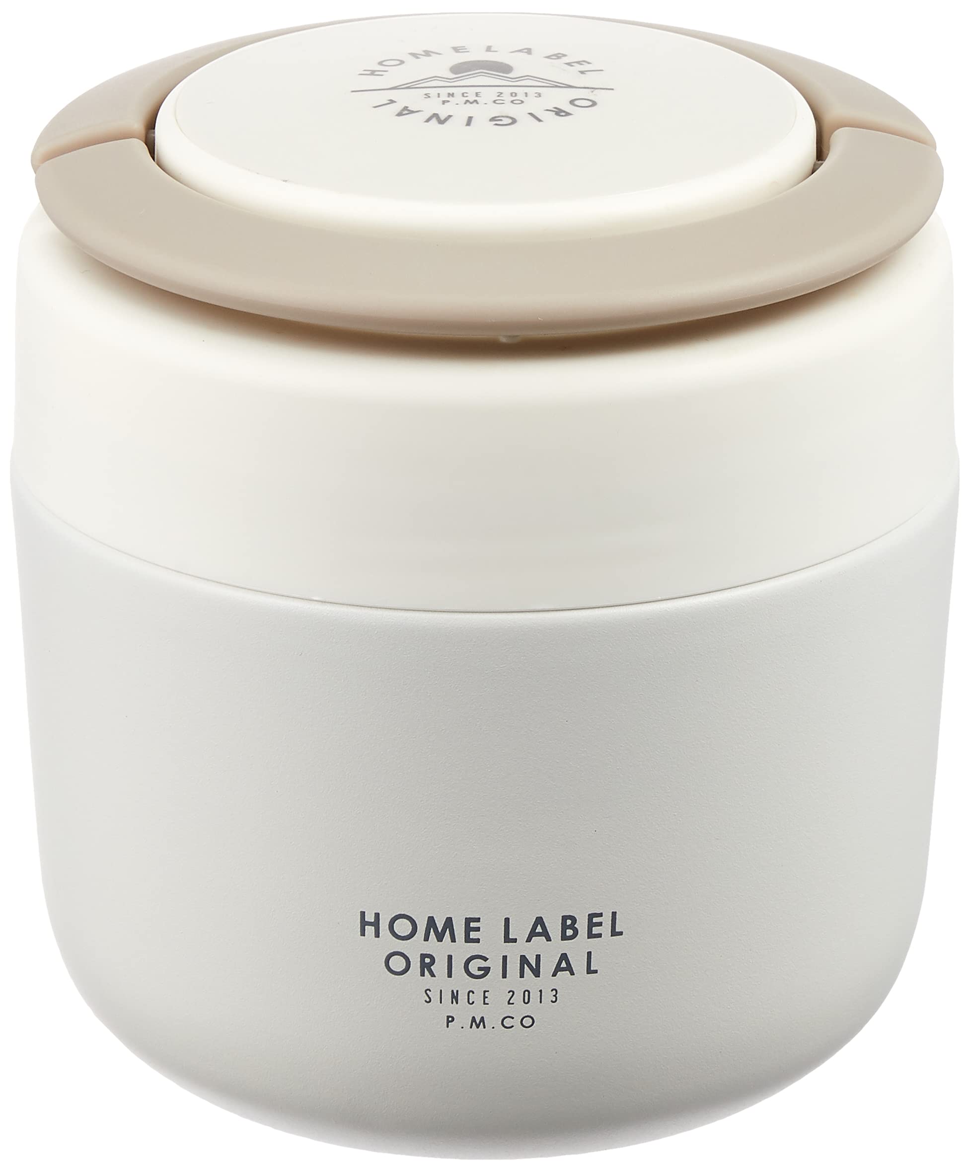 

Pearl Metal Bowl Lunch Jar 390 with Spoon White Home Label HB-5448 білий