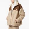 New Balance Velvet Jackets Women's Khaki Stand Collar Thickened And Fleece Lined Unisex AWJ33334-INC