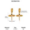 Vintage Dragonfly Shiny Drop Earrings Women Stylish Unique Dangle Earrings Chic Fun Party Banquet Daily Wear Jewelry Accessories