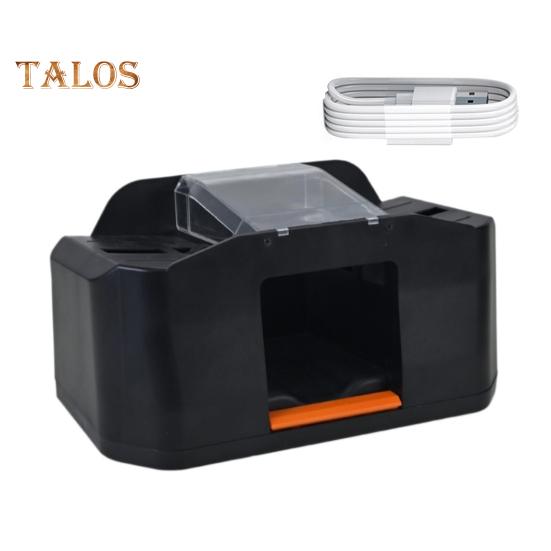 

Автоматический тасовщик карт 2000 мАч перезаряжаемый тихий электрический покерный карточный дилерский аппарат инструмент для раздачи карт оборудование для казино чёрный