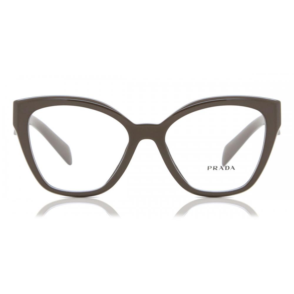 

Prada Pr 20zv 15l1o1 Women Eyeglasses Dark Brown/52