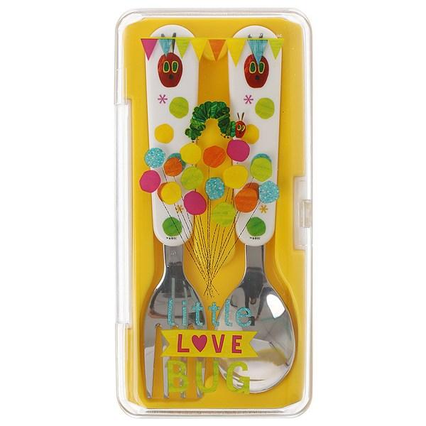 

Eric Carle Children s Spoon Fork Case Set, Mixed Colors, 1 Set, Spoon + Fork + Case