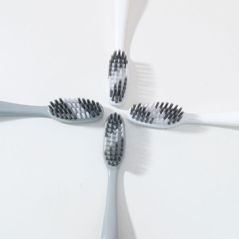 Double Head Toothbrush With Tongue Scraper Tongue Oral Cleaning Brush Reusable Fresh Breath Oral Hygiene Care Cleaning Tools