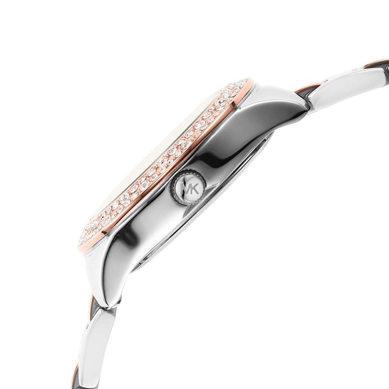 Michael Kors Liliane Women's Watch, Stainless Steel and Pavé Crystal Watch for Women MK4559