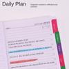 English Efficiency Plan Notebook Index Design Diary Writing Pads  Stationery