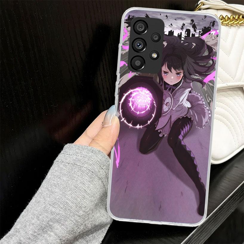 Madoka Magica Homura Case for Samsung Galaxy A52 A42 A32 A22 A12 A51 A50 A02S Phone Cover A41 A31 A21S A40 A30S A20E A10S A71