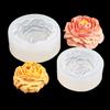 Peony Flower Silicone Mold for DIY Baking, Aromatherapy Plaster, Candle Making, Fondant, Cake, Chocolate, and Pudding.