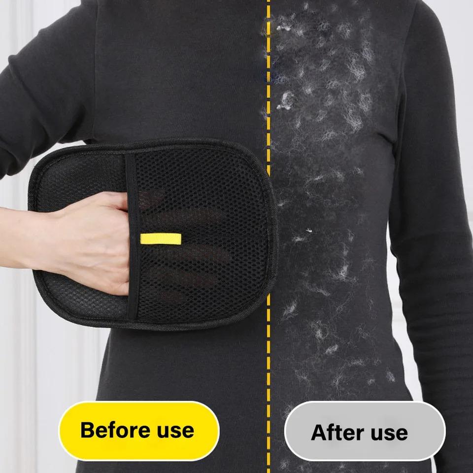 Pet Hair Removal Glove Double Sided Pet Hair Remover Static Dedusting Brush Pet Hair Remover Brush Removing Dog Cat Hair From Sofa Carpet Clothes Tool