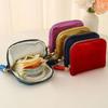 Creative Gift with Zipper Jewelry Storage Bag Velvet Portable Jewelry Organizer Multifunctional Anti-Scratch Jewelry Bag