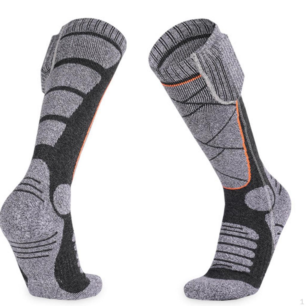 Heated Socks Boot Sock Knee High for Outdoor Sports Skating Skiing Hiking