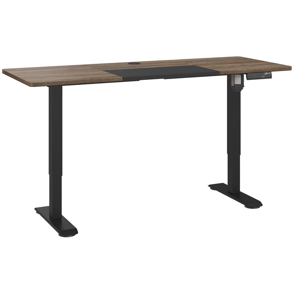 72-116cm Adjustable Electric Standing Desk, with LED Display - Black