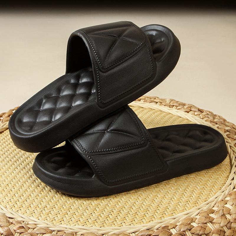 Cool slippers summer home indoor non-slip bath year new portable and comfortable couple bathroom slippers