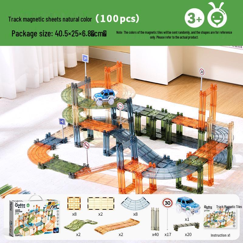 Blocs de construction magnétiques colorés: Ensemble de jouets éducatifs pour enfants, cadeau d'anniversaire idéal pour garçons et filles