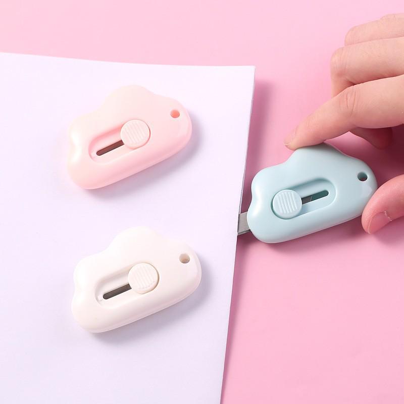 Mini Cute Cloud Utility Knife - Portable, Labor-Saving Paper Cutter for Students and Office Use