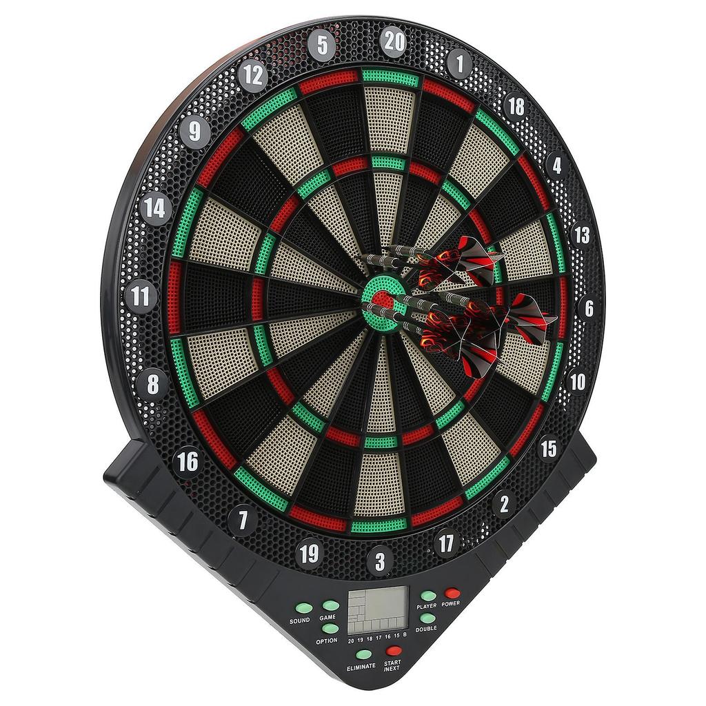 Electronic Dart Board Score Dart Plate Durable Plastic Dart Target Set Game Accessory