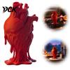 Halloween Scary Table Centerpiece 3D Printed Human Heart Model, Anatomical Figurine, Decorative Sculpture Blood Dripping Effect Statue with Design for