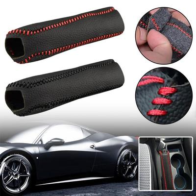 Copertura in Pelle per Leva del Cambio e Freno a Mano per Auto Decorazione Interni Auto Manopola Freno a Mano Scatola Accessori Cambio Auto Hea V0C1