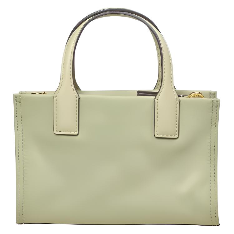 Tory Burch Ella Double Handle Logo Nylon Tote Bag Mini Women Tote Bags Light-Yellow 146437-700
