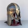 Gjermundbu Viking Helmet Anglo Saxons Medieval Helmet With Chainmail Wooden Stand