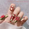 Auspicious Fortune Nail Art Zinc Zinc Alloy Jewelry DIY Nail Decoration Pearl Ornaments New Year Nail Art