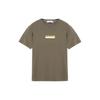 Letter Print Crew Neck Short Sleeve T-Shirt Men Tops Green 74152NS55-V0058
