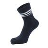 5 Pairs Man Short Five Finger Socks Pure Cotton Solid Business Striped Standard Breathable Socks With Separate Toes  Sell