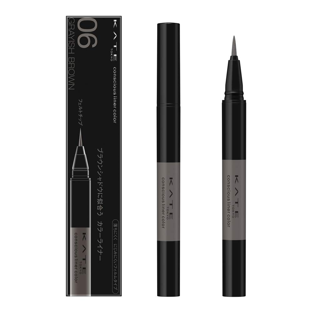 KATE Conscious Liner Color 06 Eyeliner 06 Grayish Brown 0.35ml (x 1)